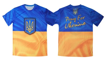 Футболки с полной запечаткой: Pray For Ukraine